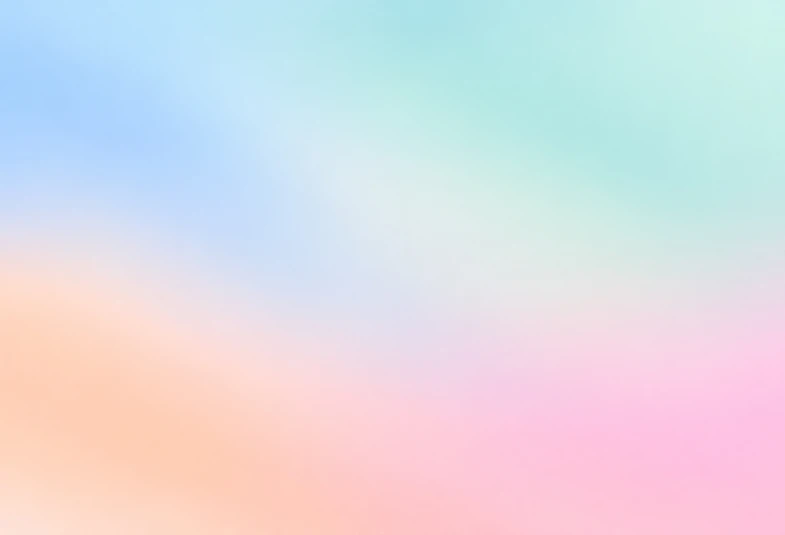 Dégradé pastel turquoise et rose, Les Idéaux