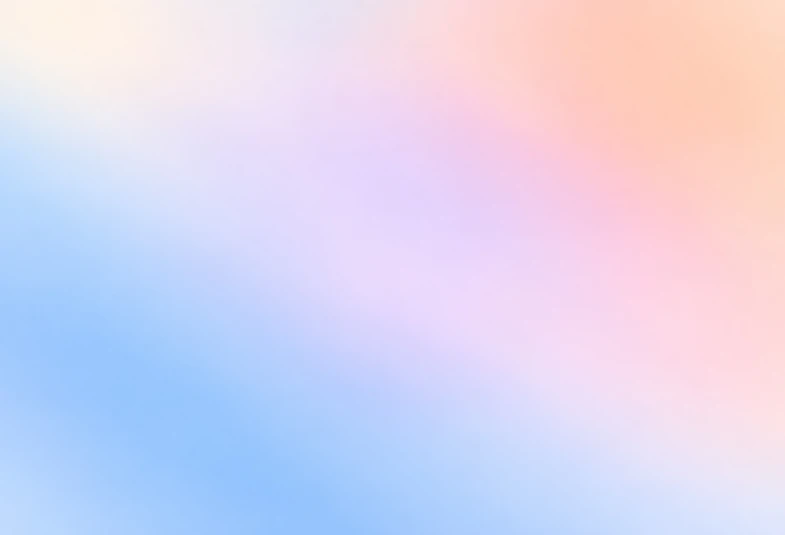 Dégradé pastel rose et bleu, Les Idéaux