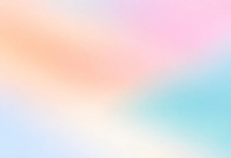 Dégradé pastel lilas et pêche, Les Idéaux