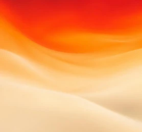 Dégradé orangé en forme de dunes, Les Idéaux