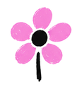 Pictogramme fleur rose, page Marque employeur