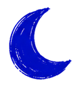 Pictogramme lune bleue, page Intelligence artificielle